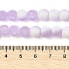 Frosted Crackle Glass Beads Strands X1-GLAA-U001-6mm-M04-4