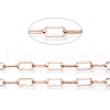 Ion Plating(IP) 304 Stainless Steel Paperclip Chains CHS-D030-02RG-1