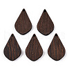 Natural Wenge Wood Pendants WOOD-T023-82-1