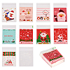  200Pcs 10 Colors Christmas Theme Plastic Bakeware Bag OPP-TA0001-04-2