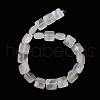 Natural White Agate Beads Strands G-K359-B02-01-3