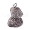 Flocky Resin Pendants FIND-S001-02A-2