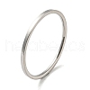 Non-Tarnish 304 Stainless Steel Simple Plain Band Finger Ring for Women Men RJEW-F152-05P-C-1