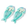 Baking Painted Iron Snap Hair Clips PHAR-B0002-27A-1