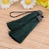 Nylon Tassel Big Pendant Decorations X-NWIR-I004-12-1