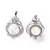 Natural Howlite Pendants G-P496-05P-19-2