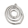 Non-Tarnish 304 Stainless Steel Pendants STAS-M312-02P-2