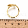 Brass Cuff Rings for Women RJEW-U044-W-5