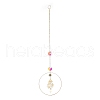 Brass Big Pendant Decorations HJEW-M005-03G-01-1