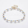 304 Stainless Steel Link Bracelets BJEW-F319-01B-1