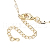 Brass and 304 Stainless Steel Necklaces NJEW-JN04877-5