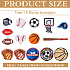 MAYJOYDIY US 1 Set Polyester Cloth Patches DIY-MA0006-30-2