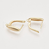 Brass Hoop Earring Findings with Latch Back Closure KK-T048-019G-NF-3