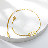 201 Stainless Steel Figure Link Chain Anklets for Women FS-WG978BB-02-1