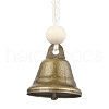 3Pcs 3 Styles Iron Bell Pendant Decorations HJEW-JM02174-5