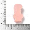 Electroplate Number Theme Resin Beads RESI-Q015-01B-3