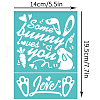 Self-Adhesive Silk Screen Printing Stencil DIY-WH0337-092-2