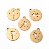 201 Stainless Steel Charms STAS-E188-08G-2