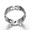 316 Surgical Stainless Steel Rings RJEW-P116-05-21mm-3