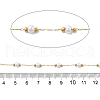 Handmade 304 Stainless Steel Beaded Chains CHS-L031-07G-01-2