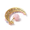 2Pcs Glass Seed Beaded Pendants PALLOY-MZ00602-5