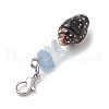 Spiral Shell Pendant Decooration HJEW-JM01937-5