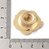 Geometric Flower Frame Brass Stamp Heads AJEW-H149-01G-05-4