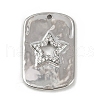 Brass Micro Pave Cubic Zirconia Pendants KK-M322-29P-1