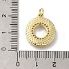Brass Micro Pave Cubic Zirconia Pendants KK-R002-11A-3
