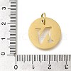 Ion Plating(IP) 304 Stainless Steel Pendants STAS-M074-01G-N-3