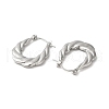 304 Stainless Hoop Earrings EJEW-Z026-39P-2