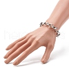 304 Stainless Steel Rolo Chain Bracelets for Women BJEW-JB06673-01-3