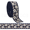 FINGERINSPIRE 10 Yards Ethnic Style Embroidery Polyester Ribbons OCOR-FG0002-24C-1