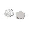 201 Stainless Steel Rhinestone Pendants STAS-V005-05P-04-2