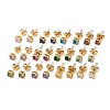 304 Stainless Steel Rhinestone Stud Earrings EJEW-G423-16G-2