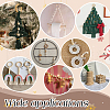 Round/Ring Unfinished Wood Beads PH-WOOD-G003-02-5