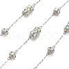 Handmade Glass Beads & Rhinestone Chains CHS-L028-01P-02-1