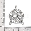 304 Stainless Steel Pendants STAS-Q339-03A-AS-3