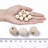Natural Unfinished Wood Beads WOOD-S651-A18mm-LF-4
