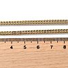3MM 304 Stainless Steel Wheat Chain Necklaces for Men STAS-V011-03D-G-5