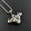 Retro Rock Punk Men's Stainless Steel Pendant Necklaces HM8341-3