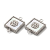 304 Stainless Steel Connector Charms STAS-A079-05P-3