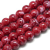 Drawbench Glass Beads Strands DGLA-S115-8mm-L13-1