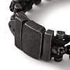304 Stainless Steel Skull Link Chain Bracelets for Men BJEW-Q341-11B-3