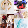 BENECREAT 17Pcs 17 Colors Polyester Floral Lace Trims SRIB-BC0001-10-4