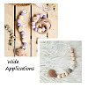 300Pcs 6 Styles Natural Thread Wooden Beads WOOD-TA0001-63-20