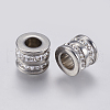 201 Stainless Steel Beads STAS-F139-058P-2