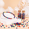 Opaque Glass Round Seed Beads GLAA-TAC0025-07A-08-6