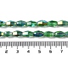 Electroplate Glass Beads Strands GLAA-Q101-03A-AB04-4