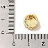 Rack Plating Brass Micro Pave Clear Cubic Zirconia with Enamel Beads KK-P267-17G-3